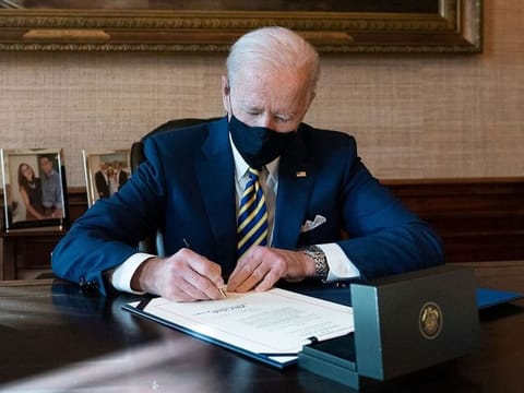 US President Joe Biden
