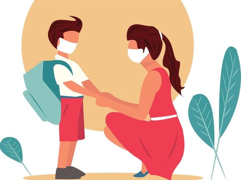 Parents say the COVID-19 protocols ensure a return to normalcy for children.