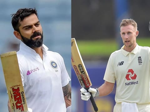 Virat Kohli (left), the Indian captain, will be fresh and raring to go while Joe Root will be looking to carry on his form in Sri Lanka on the Indian tour.