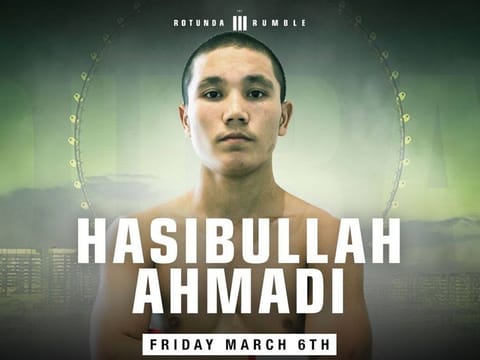 Hasibullah Ahmadi, the young Dubai-based Afghani feathweight, has been unbeaten in 10 fights so far.