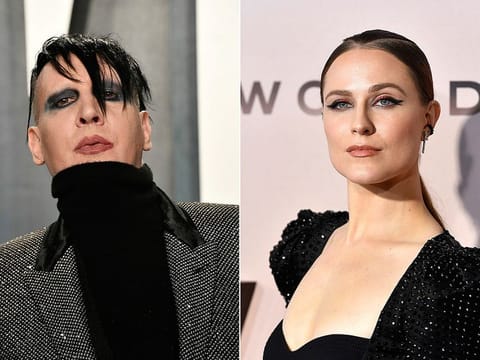 Marilyn Manson and Evan Rachel Wood