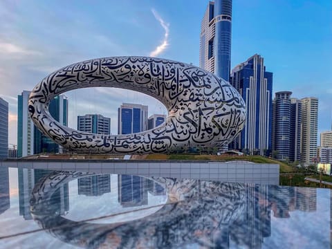 The Museum of the Future, a contemporary wonder gracing the streets of Dubai.