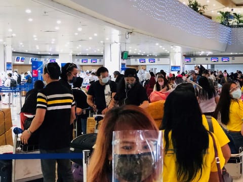 A scene at the Ninoy Aquino International Airport Terminal 1.