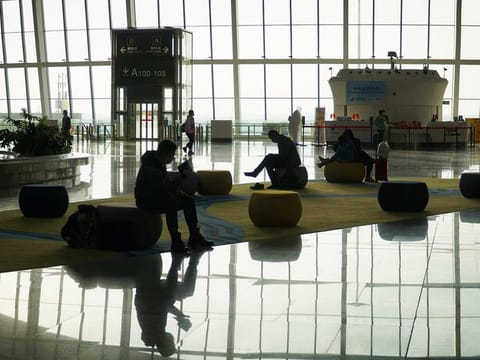 Passengers wait for a flight at Daxing Airport in Beijing on February 8, 2021, ahead of Lunar New Year. (Photo for illustrative purposes only)