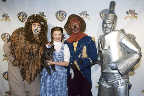 Costumed "Wizard of Oz" characters attend the "Wizard of Oz" 70th Anniversary Emerald Gala on Sept. 24, 2009, in New York.