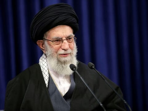 Iranian Supreme Leader Ayatollah Ali Khamenei.
