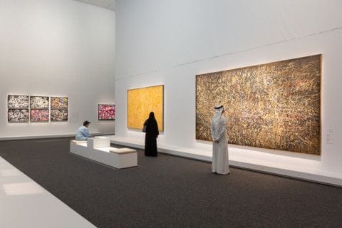 The exhibit invites visitors to explore the dawn of modern abstraction through the exploration of signs and symbols.