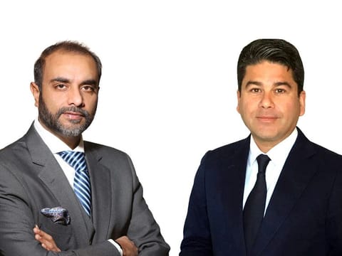 Khurram Shroff, Chairman IBC Group with Shahal Khan, CEO and Founder, Burkhan World Investment