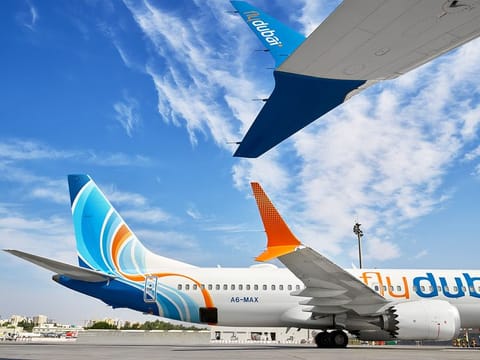 A flydubai aircraft