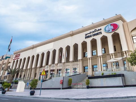 The Dubai Courts building.