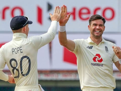 England's James Anderson