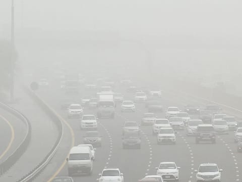 Dusty weather in Dubai and Sharjah