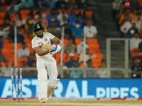Shubman Gill, in action during the pink ball Test against England in Ahmedabad, failed to maintain his consistency of the Australia tour in the home series.