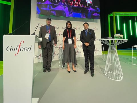 Rabbi Joel Weinberger, Elli Kriel and Amin Kazi
