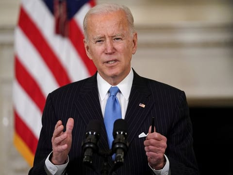 U.S. President Joe Biden condemned what he called “vicious hate crimes” committed against Asian Americans since the start of the coronavirus pandemic.