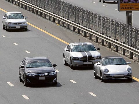 Keep the fast lane free unless you are overtaking another vehicle because refusing to give way in the fast lane is illegal. Picture used for illustrative purposes only.
