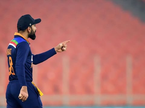Virat Kohli led India to a T20 series win over England