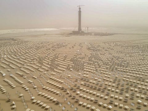 A view of the Mohammad Bin Rashid Al Maktoum Solar Park in Dubai.