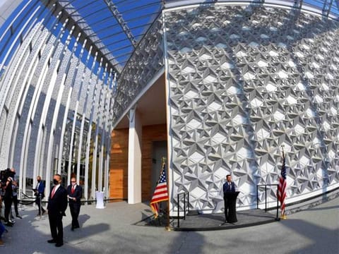 The USA Pavilion at Expo 2020 Dubai.