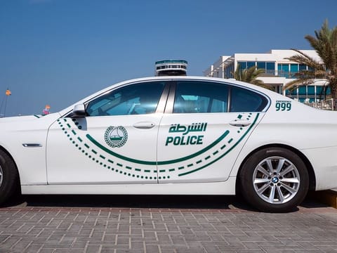 A Dubai Police patrol.