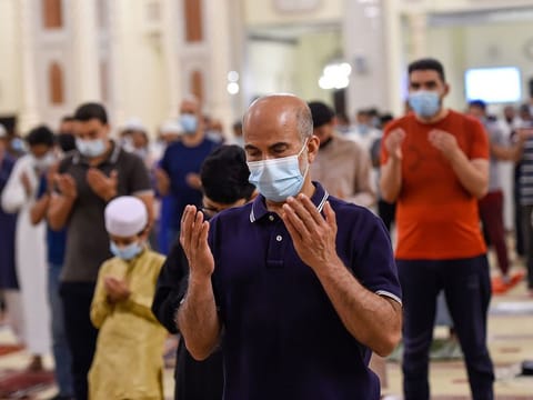 File image used for illustrative purposes: Muslims offering prayers at Al Noor mosque in Sharjah.