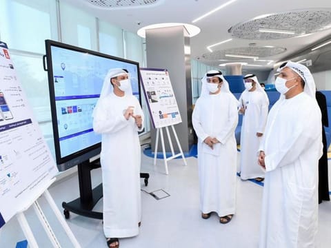 RTA Chairman Mattar Mohammed Al Tayer reviews the progress in the digitisation of the licensing services.