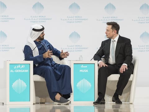 Mohammad Al Gergawi in talks with Elon Musk.