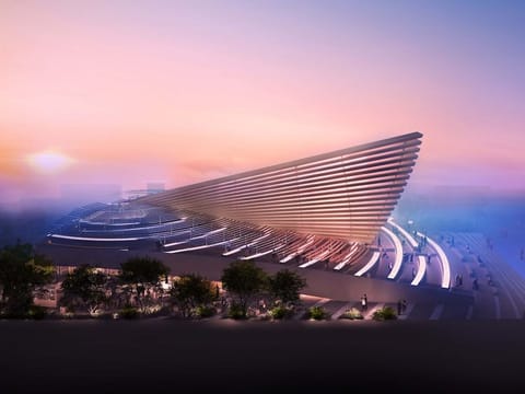 The design of the UK Pavilion for Expo 2020 in Dubai is inspired by one of the late Stephen Hawking's last projects.