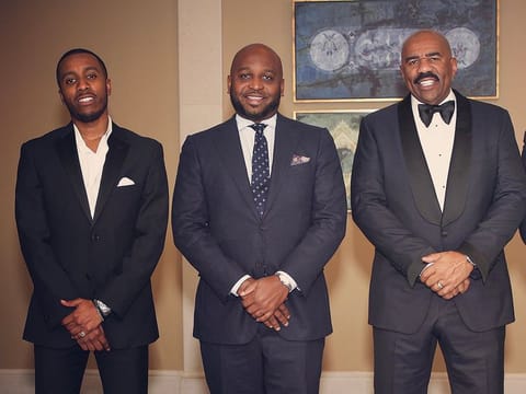 The Melt Middle East team - Thabiti Stephens, Brandon R Williams and Steve Harvey.