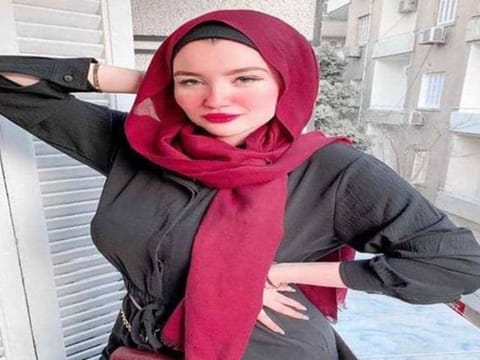 Haneen Hossam, 20, was sentenced in absentia to 10 years in jail and a fine of 200,000 pounds.