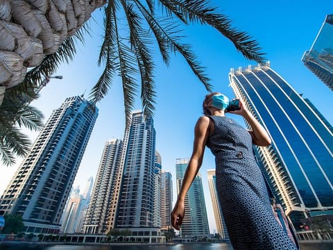 The Dubai skyline. The COVID-19 pandemic has seen a rise in cases of domestic violence all over the world. The isolation centre for women residents in Dubai will offer protection in these challenging times.