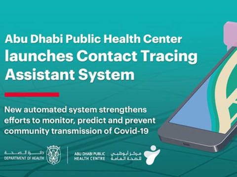 The Abu Dhabi Public Health Centre (ADPHC) and Abu Dhabi Department of Health (DOH), announce on Friday the launch of the first investigation and COVID-19 contact tracing system in the region — the Contact Tracing Assistant System.