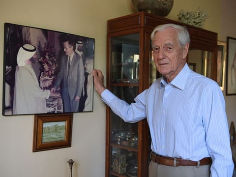 David Heard landed in Abu Dhabi in the former Trucial States in 1963