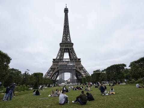 At the Eiffel Tower in Paris, tests were being offered to visitors who did not have vaccination proof.