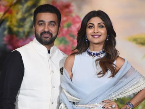 Raj Kundra and Shilpa Shetty Kundra in a file photo