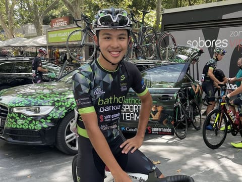 Lance is on his first Spain tour after signing up with Bathco Cycling Team