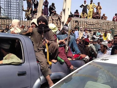 The Kabul government in Afghanistan is in the process of handing over power to Taliban