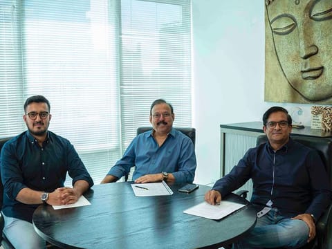 Zain Shaikh, Co-Founder & COO, Yegertek; Neelesh Bhatnagar, MD, NB Ventures; Sajid Azmi, Co-Founder & CEO Yegertek