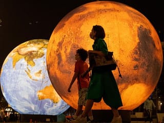 Photos: Light festival turns Expo 2020 site into celestial stage for Space Week