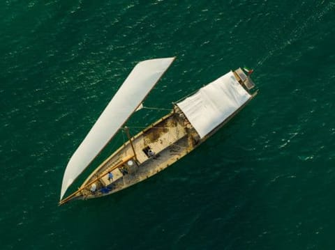 A view of a pearl diving boat.