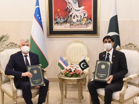 Pakistan’s National Security Advisor and his Uzbekistan counterpart Lt. Gen. Victor Makhmudov signed the protocol to establish joint security commission at a ceremony held in Islamabad on November 2, 2021.