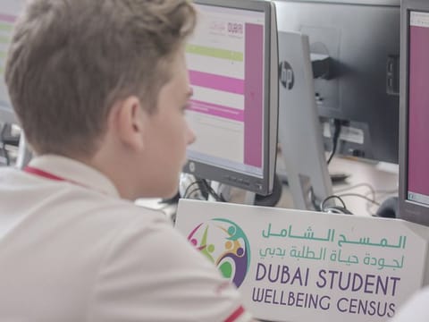 Students share their feedback digitally for the annual census
