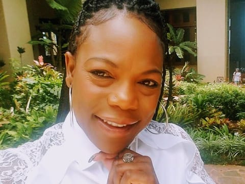 Keishia Thorpe, the winner of the Varkey Foundation’s Global Teacher Prize 2021.