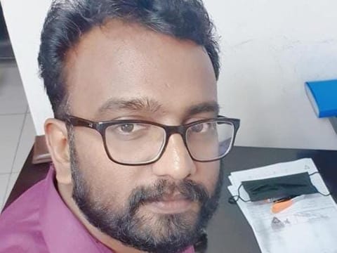 Rahul Kallanmarthodi's blood sugar level had once gone up by nearly six times the normal range.