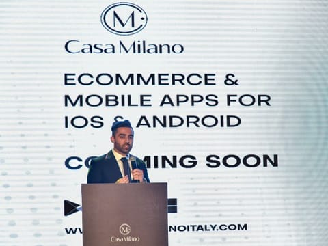 Azhar Sajan, Director of Casa Milano, during the second Anniversary of Casa Milano, alongside launching its ecommerce, mobile app and ecatalogue for 2022