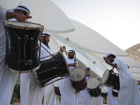 National Day celebrations at the UAE Pavilion today included the ‘Dreamers Who Do’, whose inspiring stories are featured across the UAE Pavilion, representing the values of the UAE through their individual stories of optimism, openness and resilience.