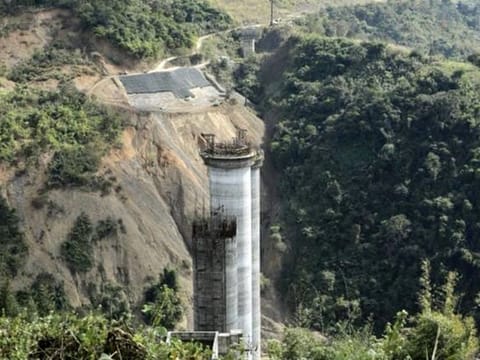 The world’s tallest railway bridge is being built in Manipur’s Noney mountainous valley as part of the 111 km-long Jiribam-Imphal new railway line.