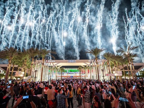 Fireworks at Expo Dubai during UAE National Day celebrations. File photo.