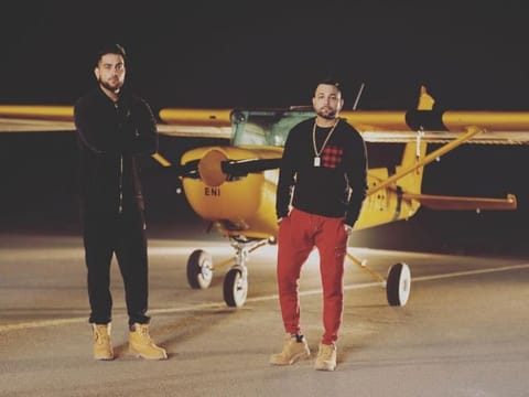 Punjabi singer Karan Aujla and music producer Sandeep Rehaan