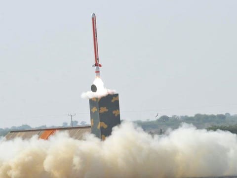 File photo of Pakistan's domestically developed Babur cruise missile.